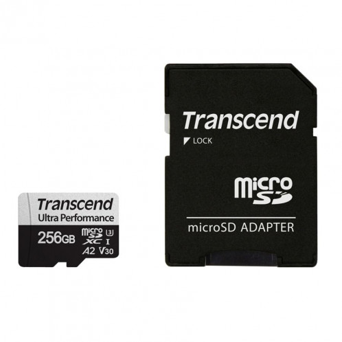 Transcend microSDXC 340S 256GB Class 10 UHS-I U3 A2 610297-33