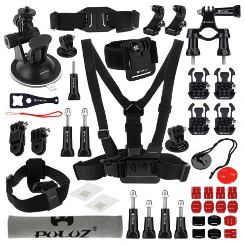 PULUZ 45 en 1 Accessoires Ultimate Combo Kit pour GoPro HERO5 /4 /3+ /3 /2 /1 SPKT179-38