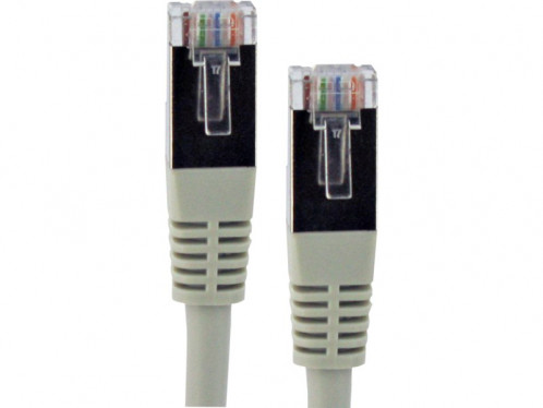 Câble ethernet RJ45 (15 m) catégorie 6 blindé gris CABGEN0159-32