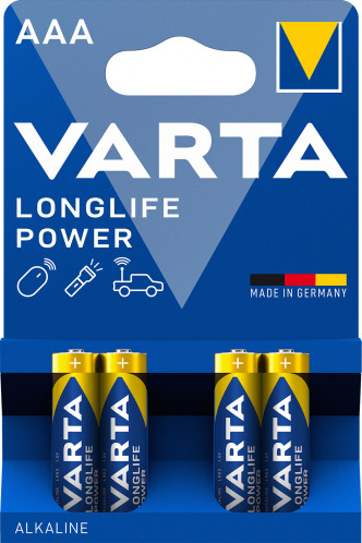 1x4 Varta Longlife Power Micro AAA LR 03 837947-32