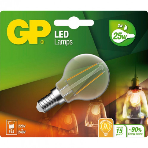 GP Lighting Filament Mini Globe E14 2W (25W) 250 lm GP 078104 255320-32