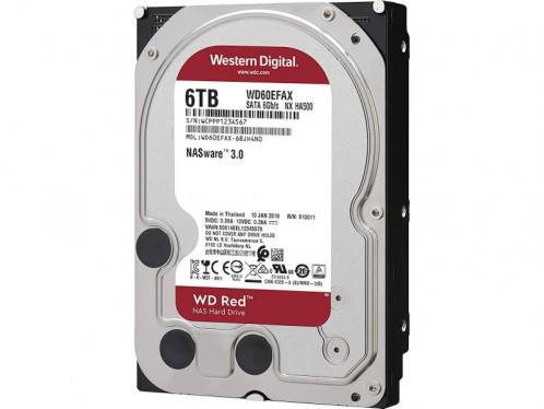 6 To SATA III 3.5" Western Digital Red WD60EFAX Disque dur pour NAS DDIWES0124-32