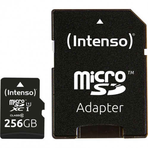 Intenso microSDXC Cartes 256GB Class 10 UHS-I Premium 486075-34