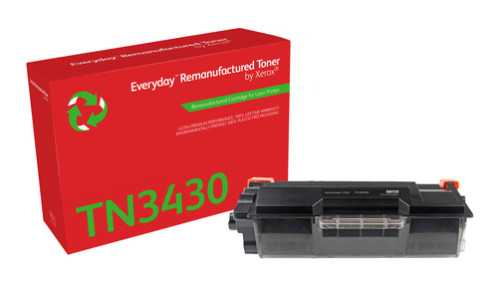 Xerox Everyday Black Toner ers. Brother TN-3430 231725-32 Xerox Everyday Black Toner ers. Brother TN-3430 231725-32