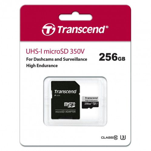 Transcend microSDXC 350V 256GB Class 10 UHS-I U1 635378-33