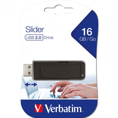 10x1 Verbatim Store n Go Slider 16GB USB 2.0 305384-36