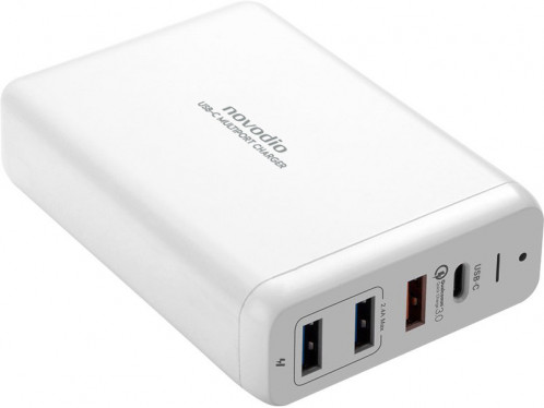 Novodio USB-C Multiport Charger Chargeur iPhone/Macbook Pro QC 3.0 75W USB-C/A ADPNVO0026-33