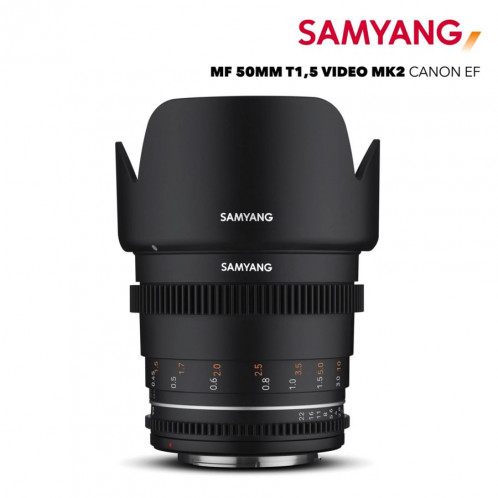 Samyang MF 50mm T1,5 VDSLR MK2 Canon EF 585580-36
