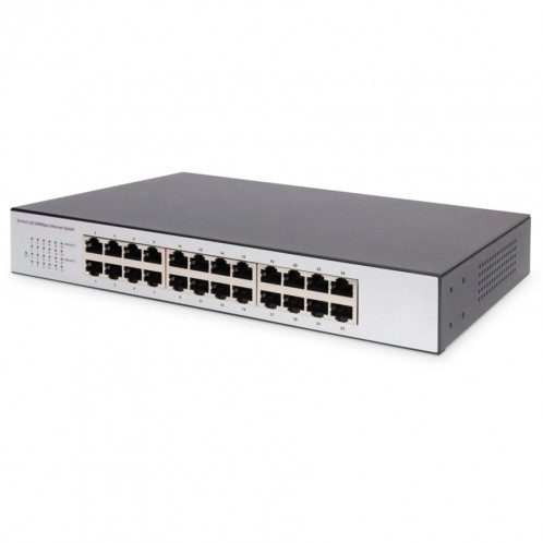 DIGITUS 24-Port Fast Ethernet Switch, Unmanaged 779872-36