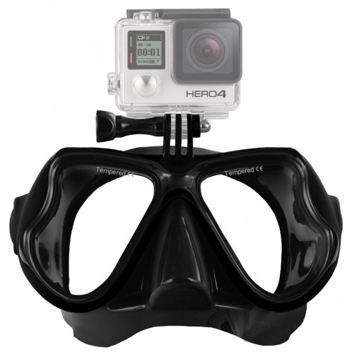 Équipement de plongée sous-marine Masque de plongée Lunettes de natation pour GoPro HERO4 / 3 + / 3/2/1 (Noir) S1235B-36