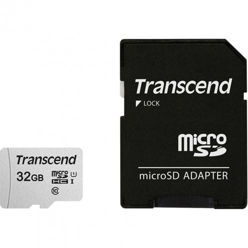 Transcend microSDHC 300S-A 32GB Class 10 UHS-I U1 431503-33