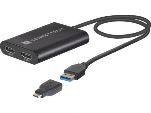 Adaptateur DisplayLink USB vers Dual HDMI 2.0 4K Sonnet USB3-DHDMI ADPSON0057-34