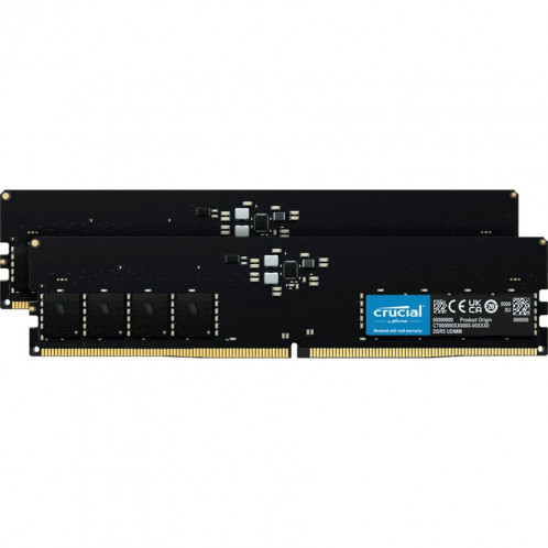 Crucial DDR5-4800 Kit 32GB 2x16GB UDIMM CL40 (16Gbit) 687703-31