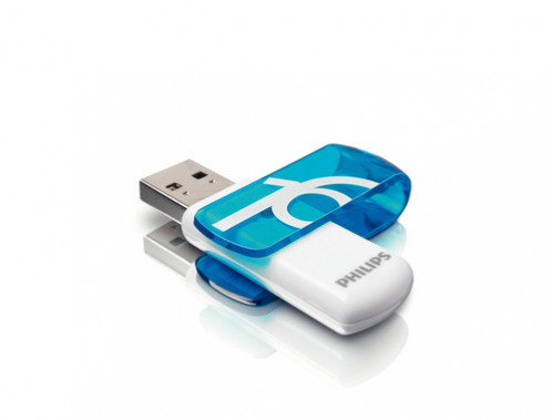 Philips USB 2.0 16GB Vivid Edition bleu océan 512990-32