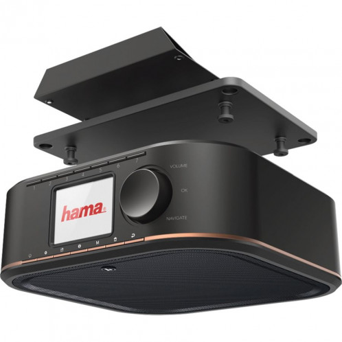 Hama Digitalradio DR350 noir FM/DAB/DAB+ Montage support 518513-34