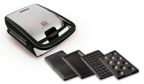 Tefal SW 854 D Snack Collection Gaufrier/App. à croque-monsieur 659451-311