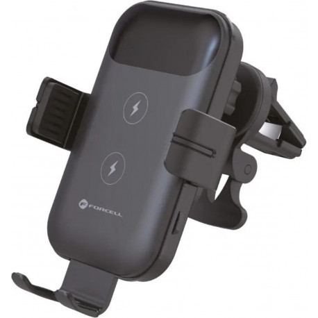 Forcell Chargeur Voiture Sans Fil (15W, Magsafe, Pour Grille D'aération, Noir) Emballage Original 187186-31