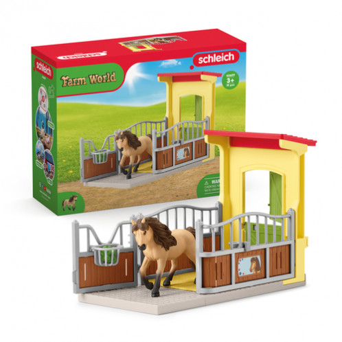 Schleich Vie à la ferme 42609 Box avec poney islandais 792829-38