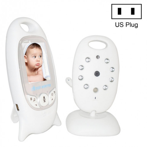 VB601 Moniteur de bébé portable sans soucis avec écran ACL de 2,0 pouces, Prise en charge de la conversation en retour, Vision nocturne SH09001357-312