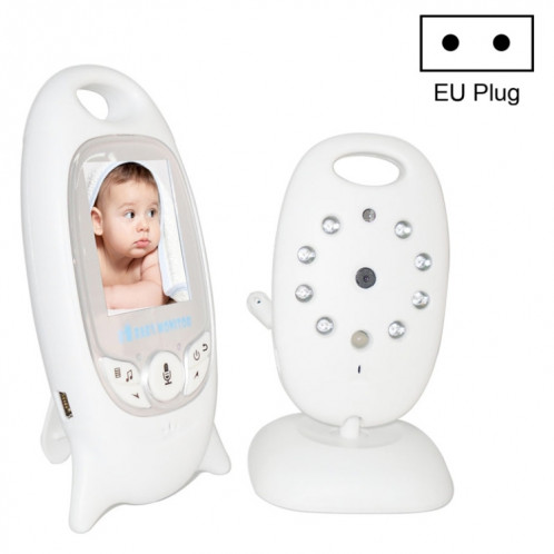 Moniteur de bébé portable sans tracas avec écran LCD de 2,0 pouces VB601, prise en charge de la conversation bidirectionnelle, Vision nocturne (prise UE) SH00EU1719-312
