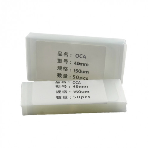 Pièces de rechange pour iPhone, 50 pcs OCA Adhésif optiquement clair pour Watch Apple Series 4/5 / 6 44mm SH04111256-34