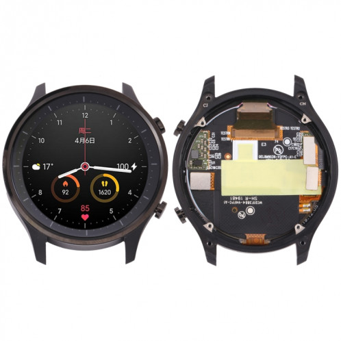 Écran LCD original et numériseur Assemblage complet avec cadre pour la couleur de la montre Xiaomi Color / Watch Revolve XMWT06 SH0465540-35