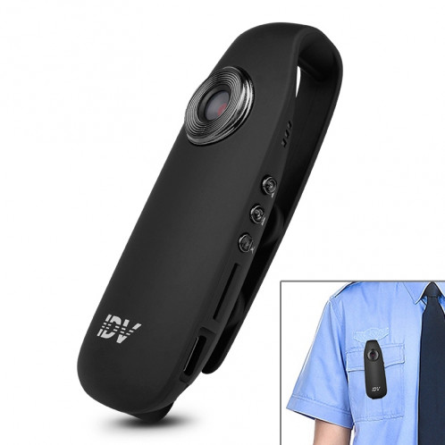 IDV 007 HD 1080 P Clip Conception Law Enforcement Enregistreur Portable Mini Surveillance Enregistreur, Détection de Mouvement de Soutien et Carte TF (Max 128 Go) SI00061694-312