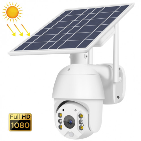 Caméra WiFi à énergie solaire T16 1080P Full HD, alarme PIR de soutien, vision nocturne, audio bidirectionnel, carte TF SH00931659-312