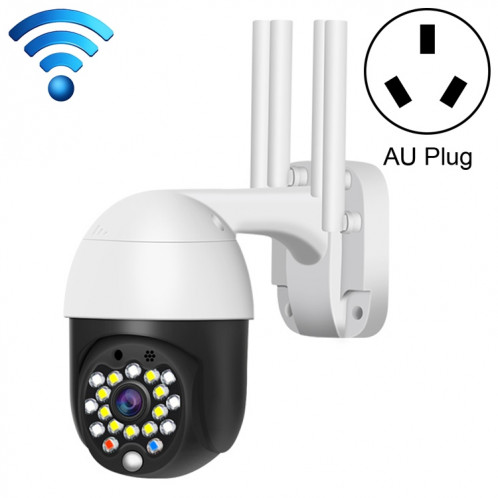 QX27 1080P WIFI Caméra de surveillance haute définition Haute définition Caméra de dôme extérieure, Soutenir la vision nocturne et la détection de voix et de mouvement à double sens (Plug-à-Plug) SH19AU1909-310