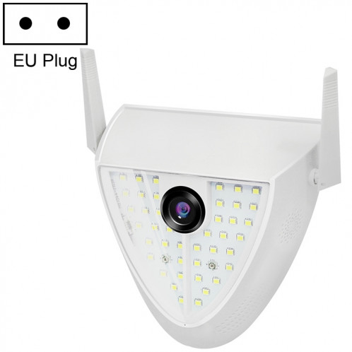 DP16 2.0 MEGAPIXEL 42 LEDS Caméra intelligente de jardin, détection de mouvement / vision de nuit / interphone vocale / carte TF, prise EU SH20EU259-313