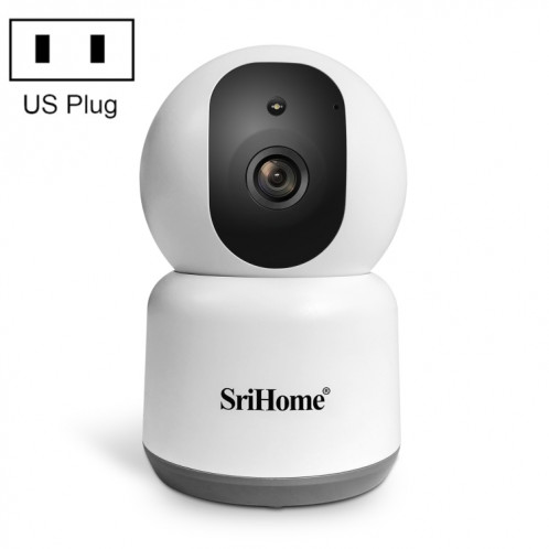 SirHome SH038 Caméra IP WiFi QHD 2.4G / 5G 4,0 millions de pixels, prise en charge de la détection des couleurs et des mouvements de nuit, conversation bidirectionnelle et détection humaine et carte TF, prise SS90US536-322