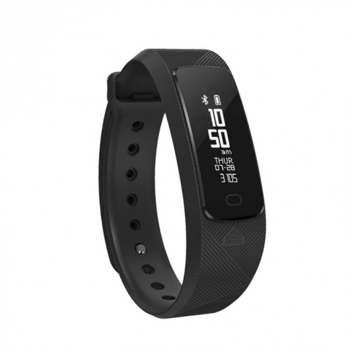Bracelet intelligent Bluetooth 4.0 de SMA-B2 Fitness Tracker, IP67 imperméable à l'eau, modes de sport de soutien / moniteur de fréquence cardiaque / moniteur de pression artérielle / moniteur de sommeil (noir) SH103B1143-311