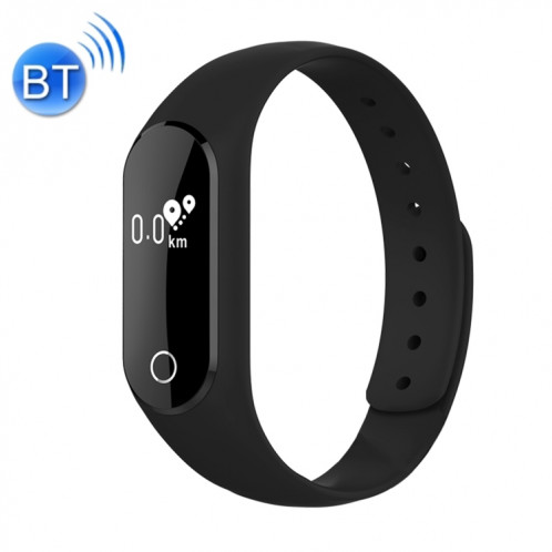 TLW25 Bracelet Bluetooth à écran OLED de 0,42 pouce, IP66 étanche, moniteur de fréquence cardiaque de soutien / podomètre / rappel d'appels / moniteur de sommeil / rappel sédentaire / alarme / capture à SH372B493-311