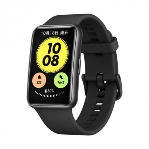 Original Huawei Watch Fit Nouvelle montre Smart Sports (Obsidian Black) (Noir) SH758B1611-317