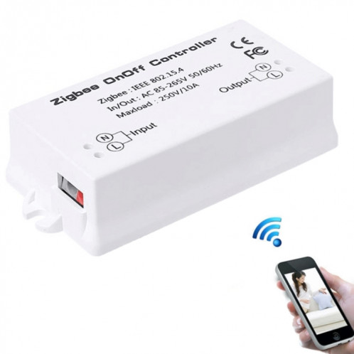 Contrôleur de commutateur sans fil intelligent Zigbee Smart 85-265V 50-60Hz IEEE 802.15.4 SH2211583-314