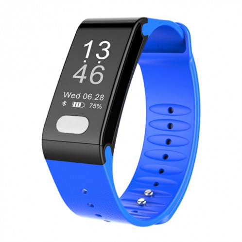 TLW T6 Fitness Tracker 0,96 pouce OLED Bracelet à bracelet à puce, Support Sports Mode / ECG / moniteur de fréquence cardiaque / pression artérielle / moniteur de sommeil (bleu) SH216L388-311