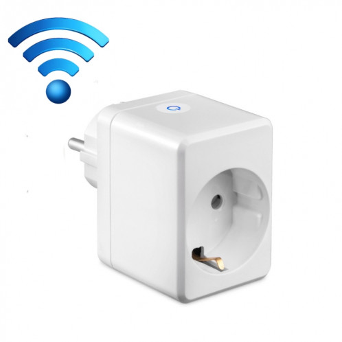 Prise d'alimentation intelligente WiFi Sonoff PS-16-N Télécommande sans fil Interrupteur d'alimentation avec port USB, compatible avec Alexa et Google Home, prise en charge iOS et Android, prise européenne SH6315310-33