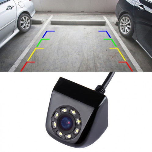 6018 LED 0.3MP Parking de secours de sécurité IP68 étanche caméra de vue arrière, capteur PC7070, vision nocturne de soutien, angle de vision large: 170 degrés (noir) SH882B1346-39