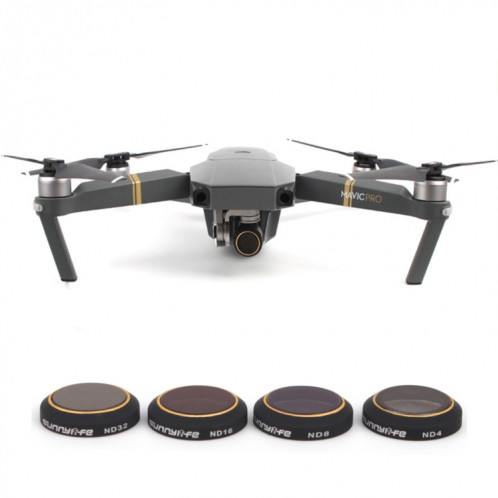 4 en 1 HD Drone Caméra ND32 / 16/8/4 Set de filtres pour DJI Mavic Pro SH3302357-313