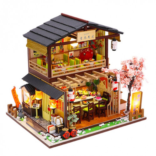 Cadeau d'anniversaire de restaurant japonais de sushi de maison modèle assemblé par bricolage créatif SH74121496-37