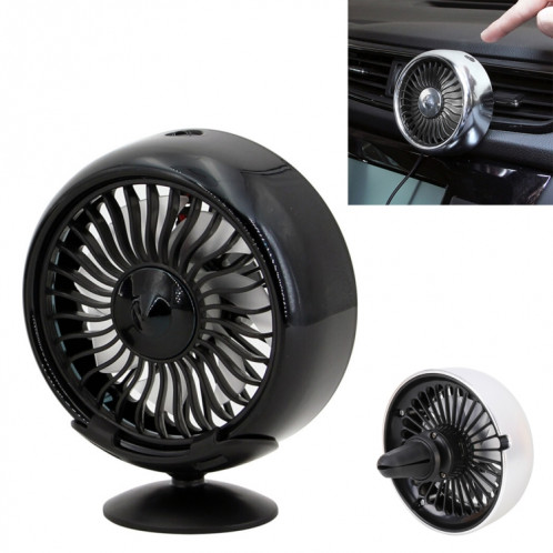 Ventilateur de refroidissement électrique portable multifonctions sortie d'air de voiture Sucker (noir) SH581B1702-312