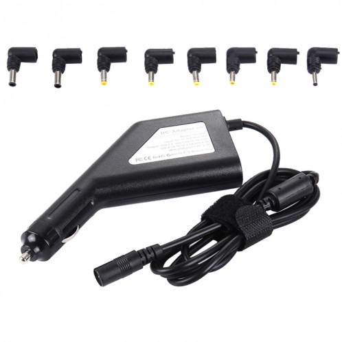 Chargeur de voiture universel pour ordinateur portable PowerBook 90W avec 8 adaptateurs d'alimentation et 1 port USB pour Samsung, Sony, Asus, Acer, IBM, HP, Lenovo (noir) SL982B225-37