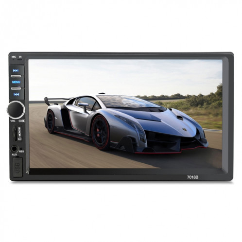 7018B 7,0 pouces HD écran tactile double DIN autoradio Bluetooth stéréo lecteur MP3 / MP4 / MP5 avec télécommande, module 6800, prise en charge de la carte FM / TF / disque flash USB SH20451942-317