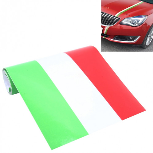 Film de décalque autocollant d'enveloppe en plastique de voiture de drapeau de l'Italie de 5m SH21821442-37 Film de décalque autocollant d'enveloppe en plastique de voiture de drapeau de l'Italie de 5m SH21821442-37
