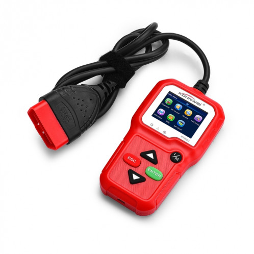 Outils d'analyse diagnostique automatique de voiture de KW680 mini OBDII outil de balayage d'adaptateur de balayage automatique (peut détecter la batterie et la tension, détectent seulement la voiture de SO240R1463-37