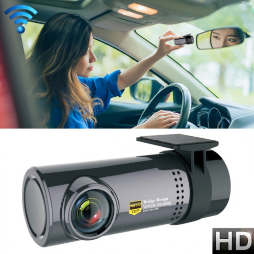 Mini Voiture Dash Caméra WiFi Moniteur Full HD Enregistreur Dashcam Enregistreur Vidéo Caméscope Détection de Mouvement, Soutien TF Carte et Android et IOS SH45731312-313