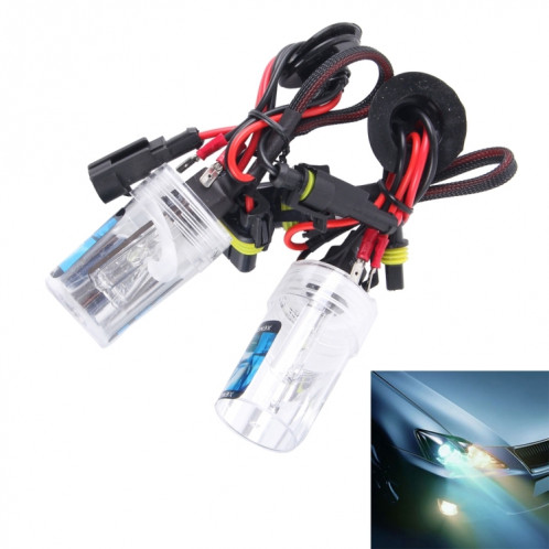 2PCS DC12V 35W H3 2800 LM HID Xenon Light Single Beam Super Vision Lampe frontale étanche, température de couleur: 4300K ​​(lumière blanche) SH18WL1607-39