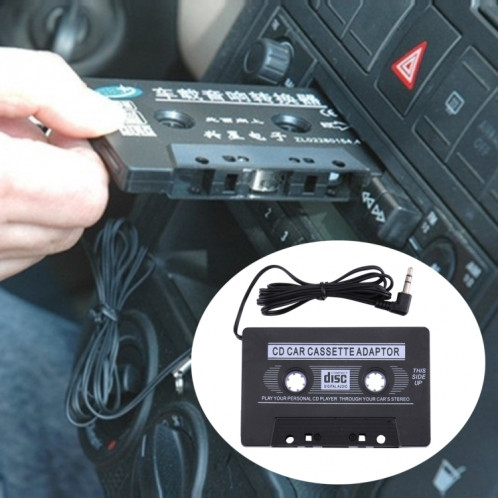 Prise Jack 3.5mm CD voiture Cassette adaptateur stéréo convertisseur de bande câble AUX lecteur CD pour iPod / MP3 / MP 4 SH53141091-34