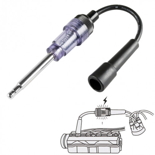 Outil d'essai diagnostique automatique de détecteur d'allumage d'instrument d'essai d'allumage de CC 12V d'allumage SH53961288-37 Outil d'essai diagnostique automatique de détecteur d'allumage d'instrument d'essai d'allumage de CC 12V d'allumage SH53961288-37