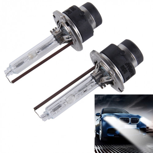 2 PCS D4S 35W 3900 LM 5500K Ampoules HID Lampes au xénon, DC 12V (lumière blanche) SH96WL1625-37